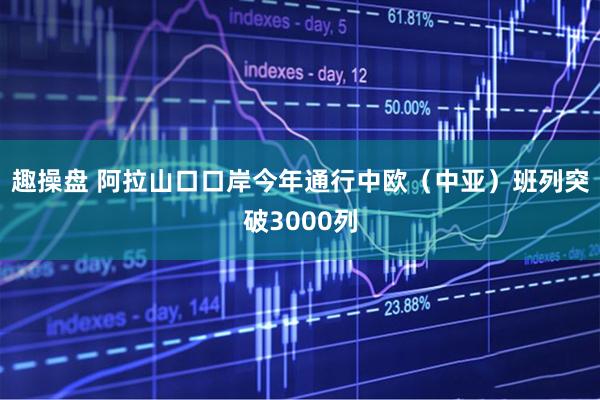 趣操盘 阿拉山口口岸今年通行中欧（中亚）班列突破3000列